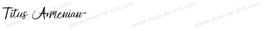 Titus Armenian字体转换